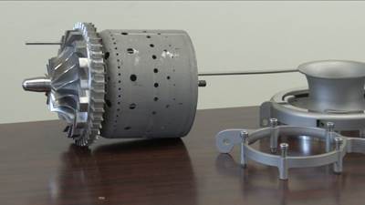 Video: Miniature Jet Engine Made with Additive Manufacturing