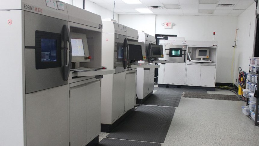 EOS DMLS machines at Linear Mold & Engineering