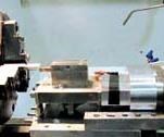 B). The effect can be seen in the workpiece 