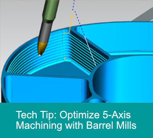 Barrel tools for 5-axis machining