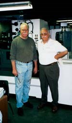 Bellwether's president Bob Jenkins (right) and his brother John