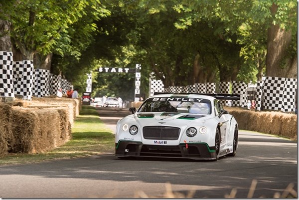 Bentley at Goodwood Festival of Speed, 12 July 2013