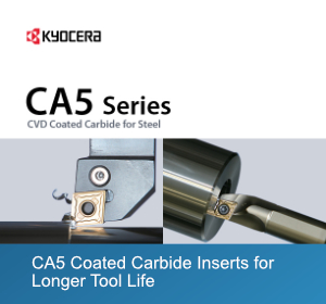 Kyocera CA5 series coated carbide inserts