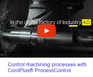 Control machining processes with CoroPlus® ProcessControl