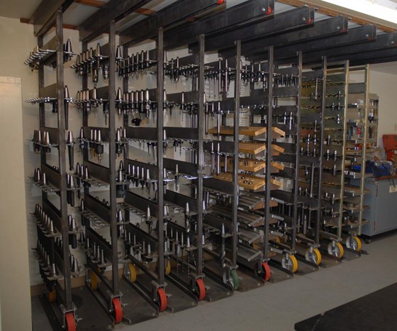 Custom Tool Storage System Simplifies Setups : Modern Machine Shop
