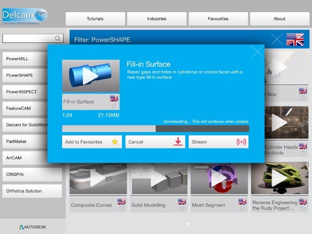 Delcam Interface Delcam App now Available for Android | Production Machining