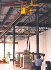 DuPage Machine Products’ overhead delivery system