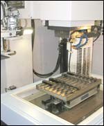 Electrical discharge machining area
