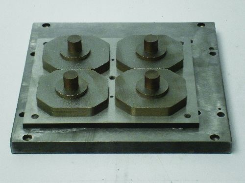 tool inserts on build plate