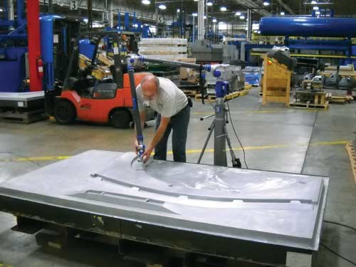 PCMM measures large vacuum forming molds