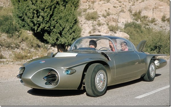 The 1956 Firebird II concept car