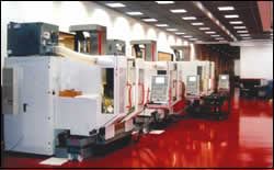 Five machining centers