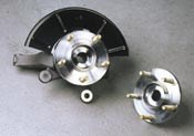 Front and rear hubs