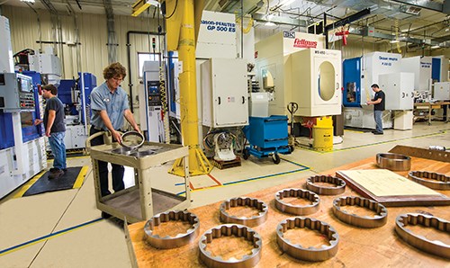 Forest City Gear recently modified its manufacturing process by installing two separate production paths for its cut-teeth-only and make-complete projects.