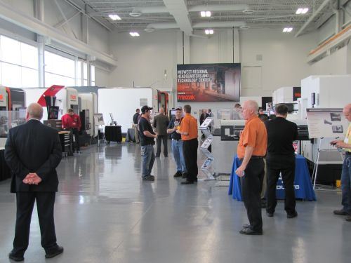 Discover More With Mazak” Midwest event showroom