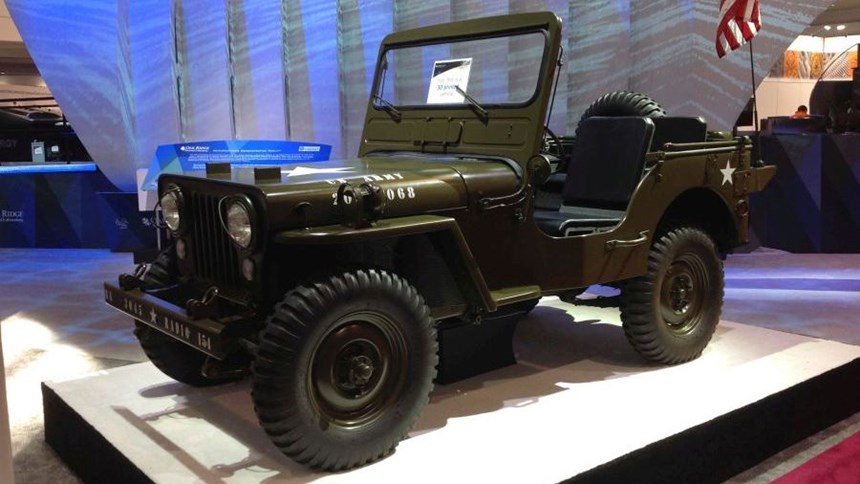 3D-printed Willys Jeep