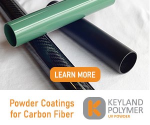 Powder Coatings for Heat Sensitive Carbon Fiber