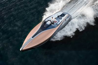 Lexus' new sport yacht concept featuring CFRP construction 