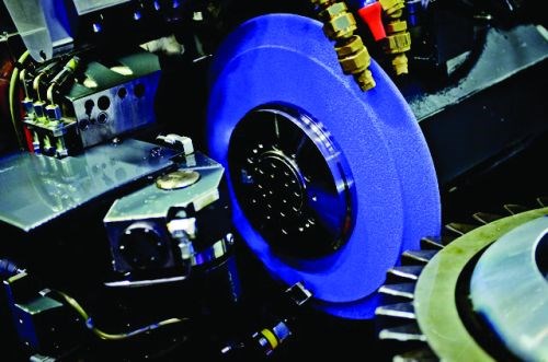                          The grains on 3M Abrasive Systems’ 3M Cubitron II gear grinding wheels continuously fracture as they wear, forming sharp points and edges for consistent performance.