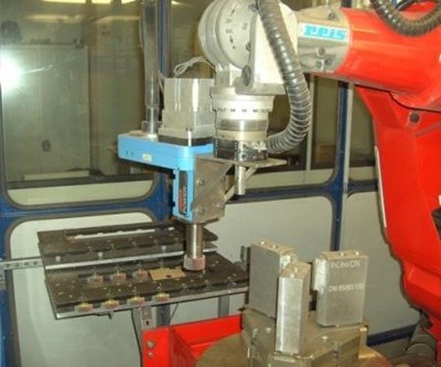 Spindle Unit Enables Grinding with a Robot Arm