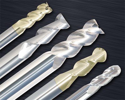 Carbide End Mills Offer Fast Chip Removal