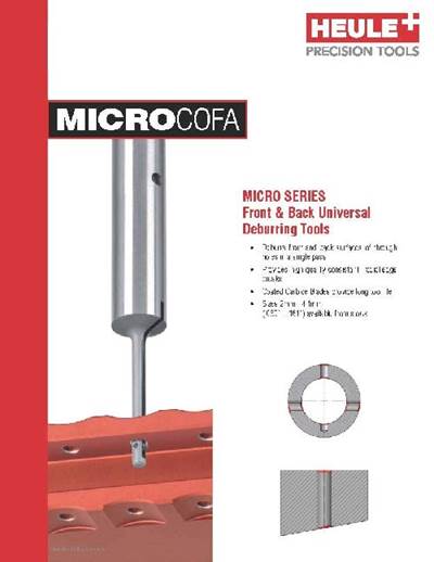 Micro-Carbide Tools for Deburring