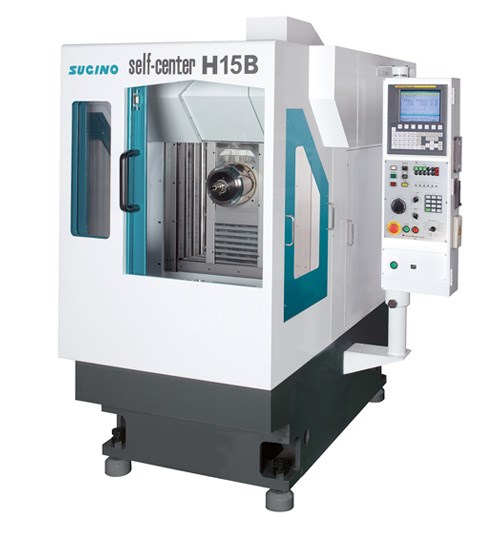 This compact Self-Center H15B horizontal machining center from Sugino is designed for high-precision operations on small and medium workpieces, such as engine and transmission components. The HMC’s BT30 coolant-through spindle provides speeds ranging to 20,000 rpm. 
