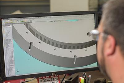 CAD model of workpiece