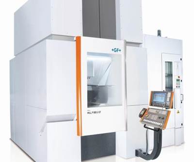 Multifunction Milling Center Performs Four-Axis Turning