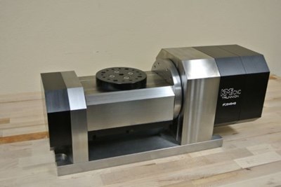 Five-Axis Trunnion Table Installs into Existing Equipment