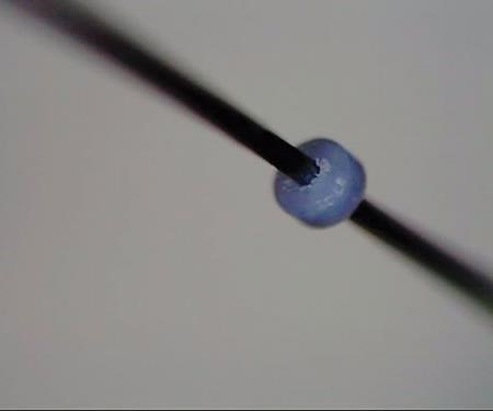 PTFE part on a wire