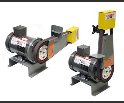 Belt Grinder Offers Multi-Position Contact