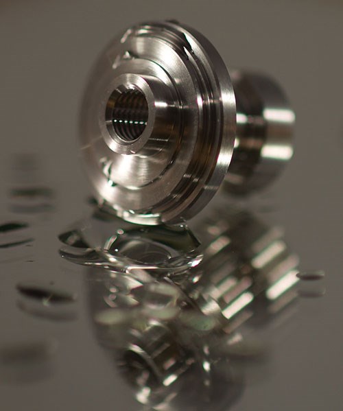 precision machining for a quality hermetic seal on a pressure sensor component