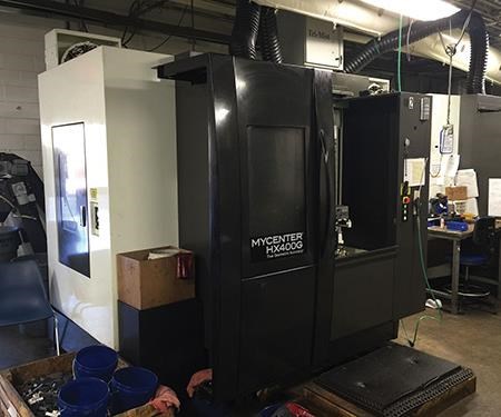 When orders increased for the bolt carrier key, Manufacturing Partners moved into high-volume mode by adding two Kitamura Mycenter-HX400G horizontal machining centers. 