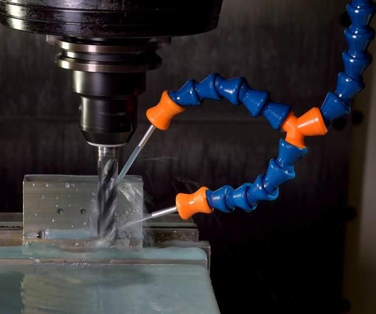Coolant Nozzles Provide Stable Spray Pattern for Machining