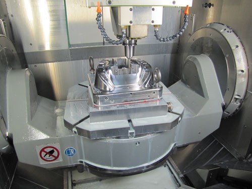 rotary table and trunnion