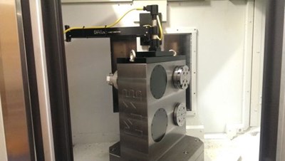 Five-Axis Tombstone for HMCs Limits Backlash