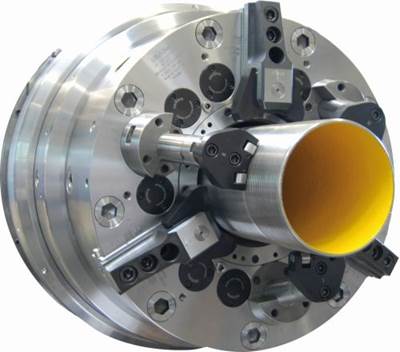 Chucks Enable Efficient Machining of Pipes