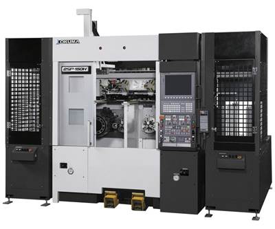 Twin-Spindle Lathe Includes Three-Axis Gantry Loader