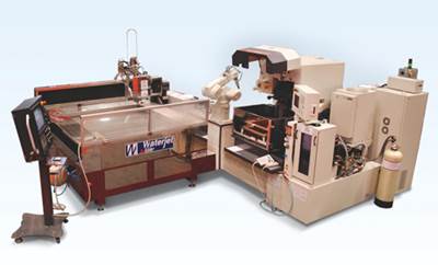 Automated Cell Combines Wire EDM, Waterjet Technologies