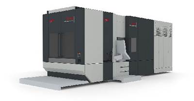 Machining Center Features Rapid-Rotation Table for Turning