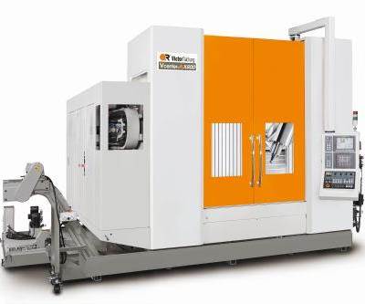 Five-Axis VMC with Rotary, Fixed Tables
