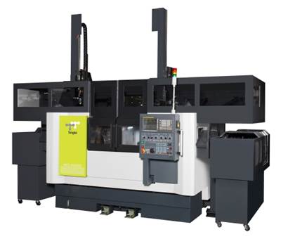 High-Production Lathes Benefit from Robot Loading