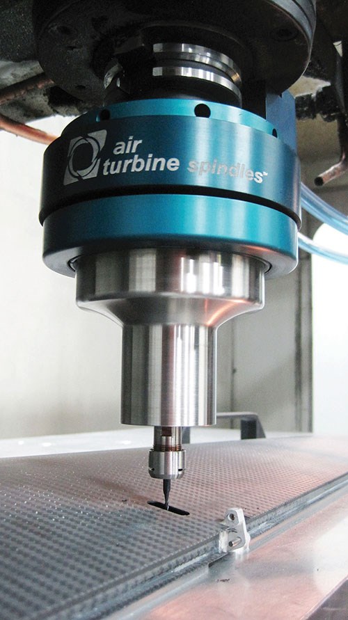 1.4-hp, direct-drive air spindle