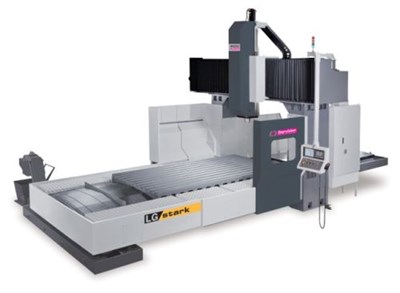 Double-Column Machining Center Features Two-Step Gear Shift
