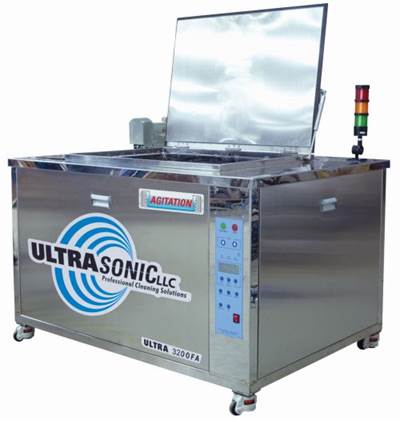 Ultrasonic Cleaner Handles Large Parts, Batches of Small Parts