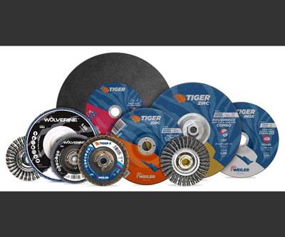 Expanded Line of Abrasive Wheels Enable More Aggressive Grinding at Lower Angles