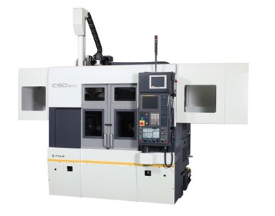 Compact, Twin-Spindle Lathe 