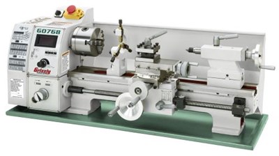 Variable-Speed Lathe Cuts Left-Hand Threads