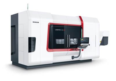 Hybrid Machining Center Intersperses Milling with Growing Parts